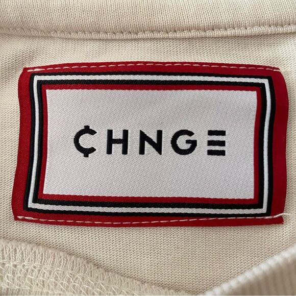 CHNGE Peace T-Shirt Off White Size XS - Picture 4 of 6
